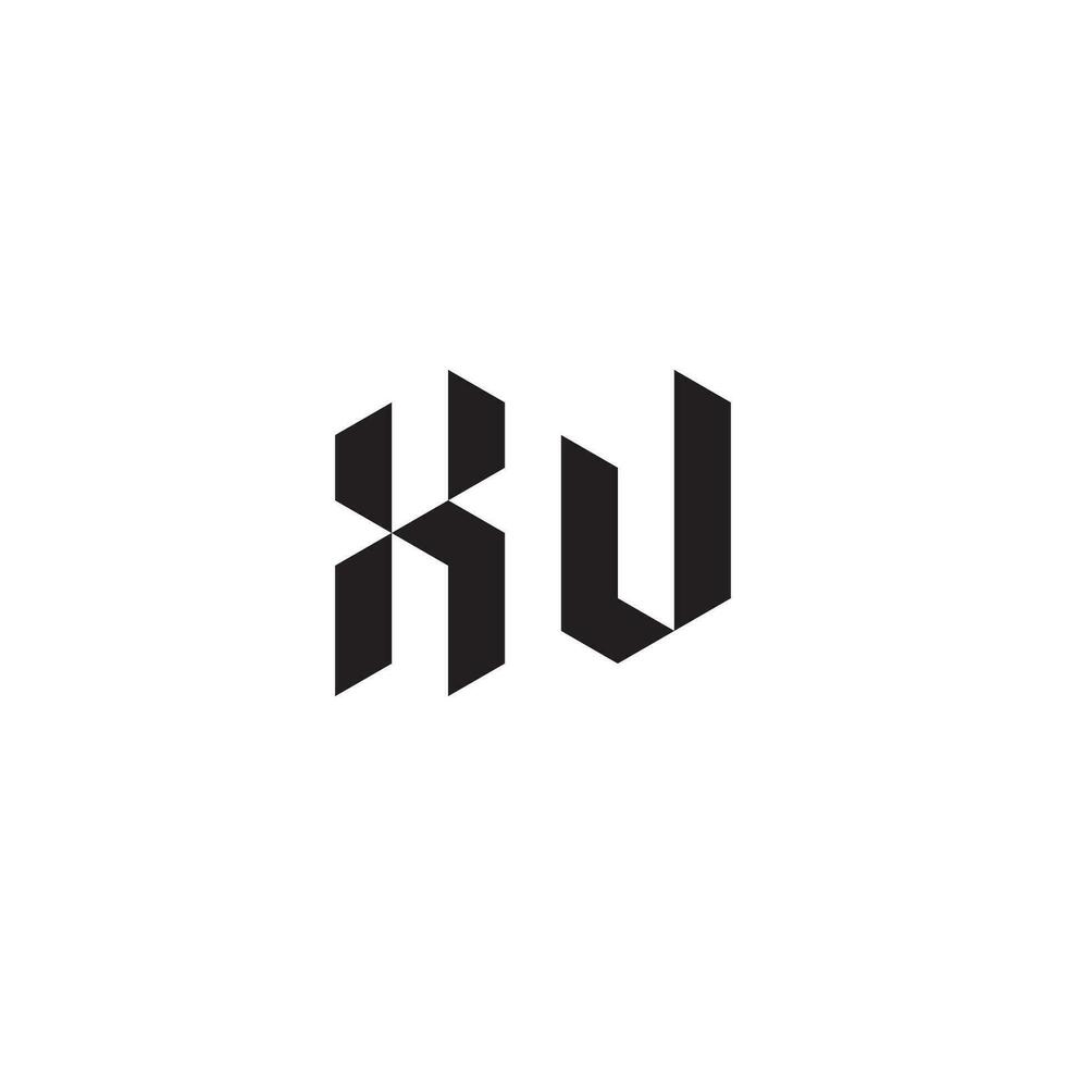 xw geométrico e futurista conceito Alto qualidade logotipo Projeto vetor