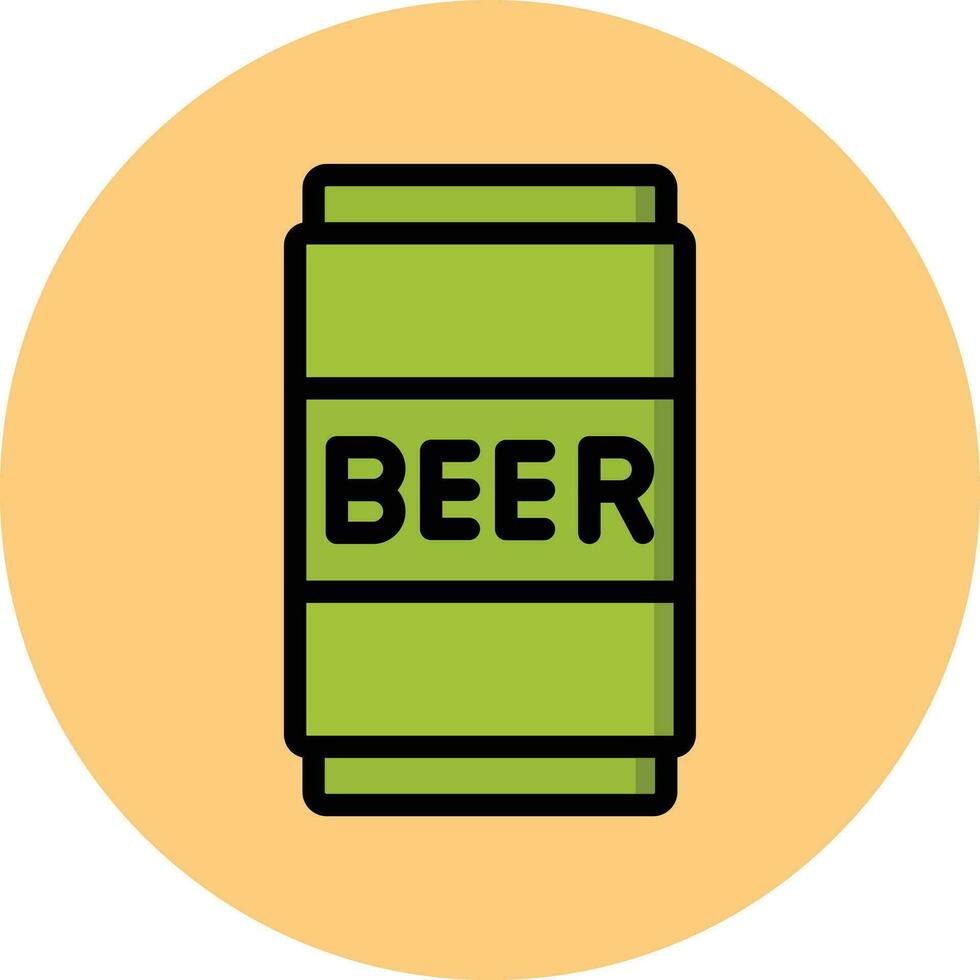 Cerveja pode vetor ícone Projeto ilustração