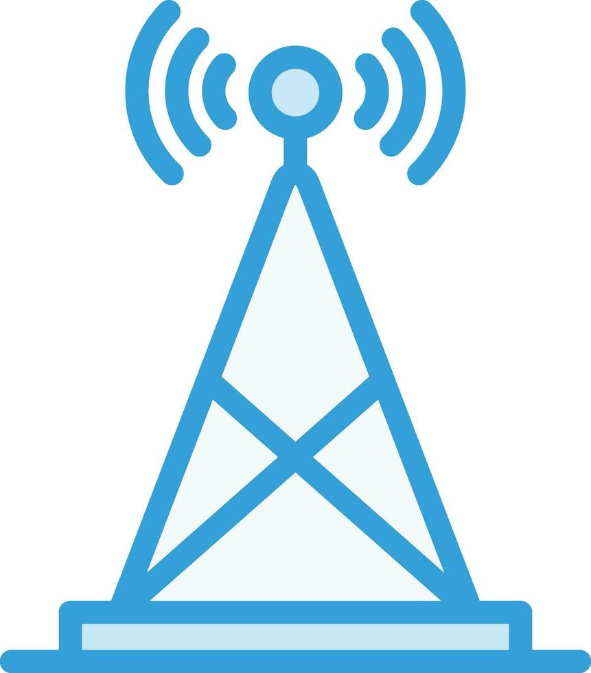 ilustração de design de ícone de vetor de antena