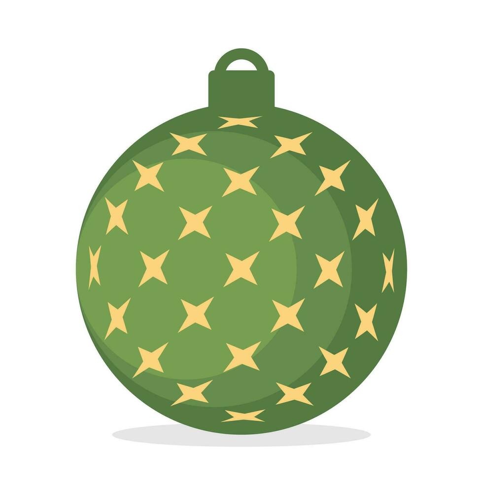 colori Natal bolas ícone. vetor isolado em branco fundo. simples 3d Projeto do inverno decoração, Natal árvore e Novo ano.