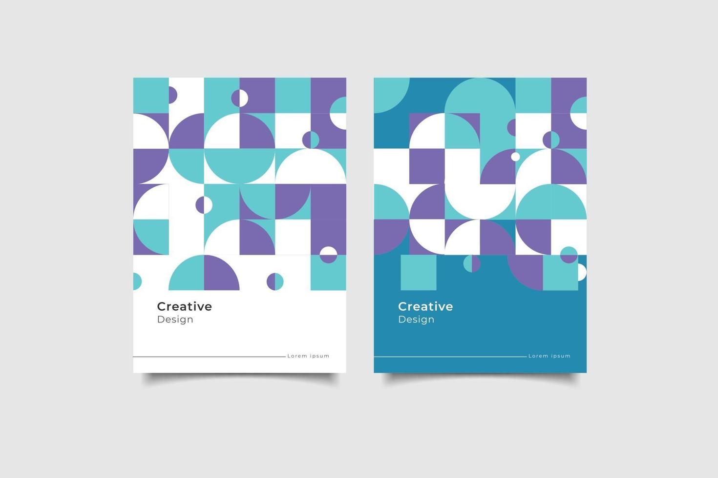 coleção de design de capa de negócios vetor