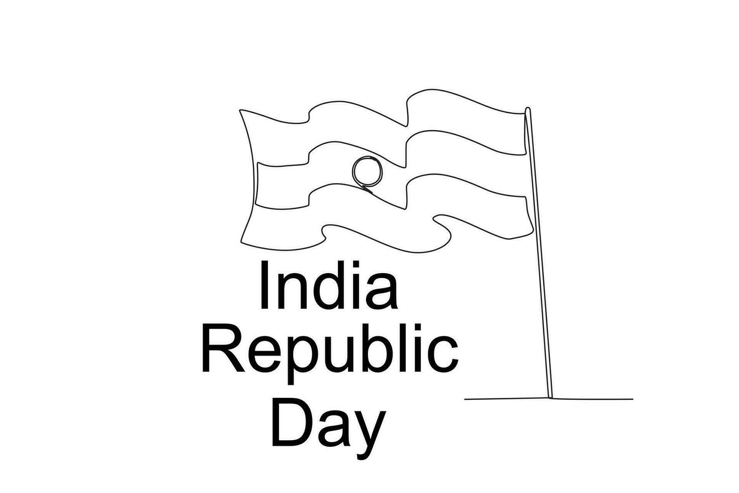 a indiano bandeira vibra belas vetor
