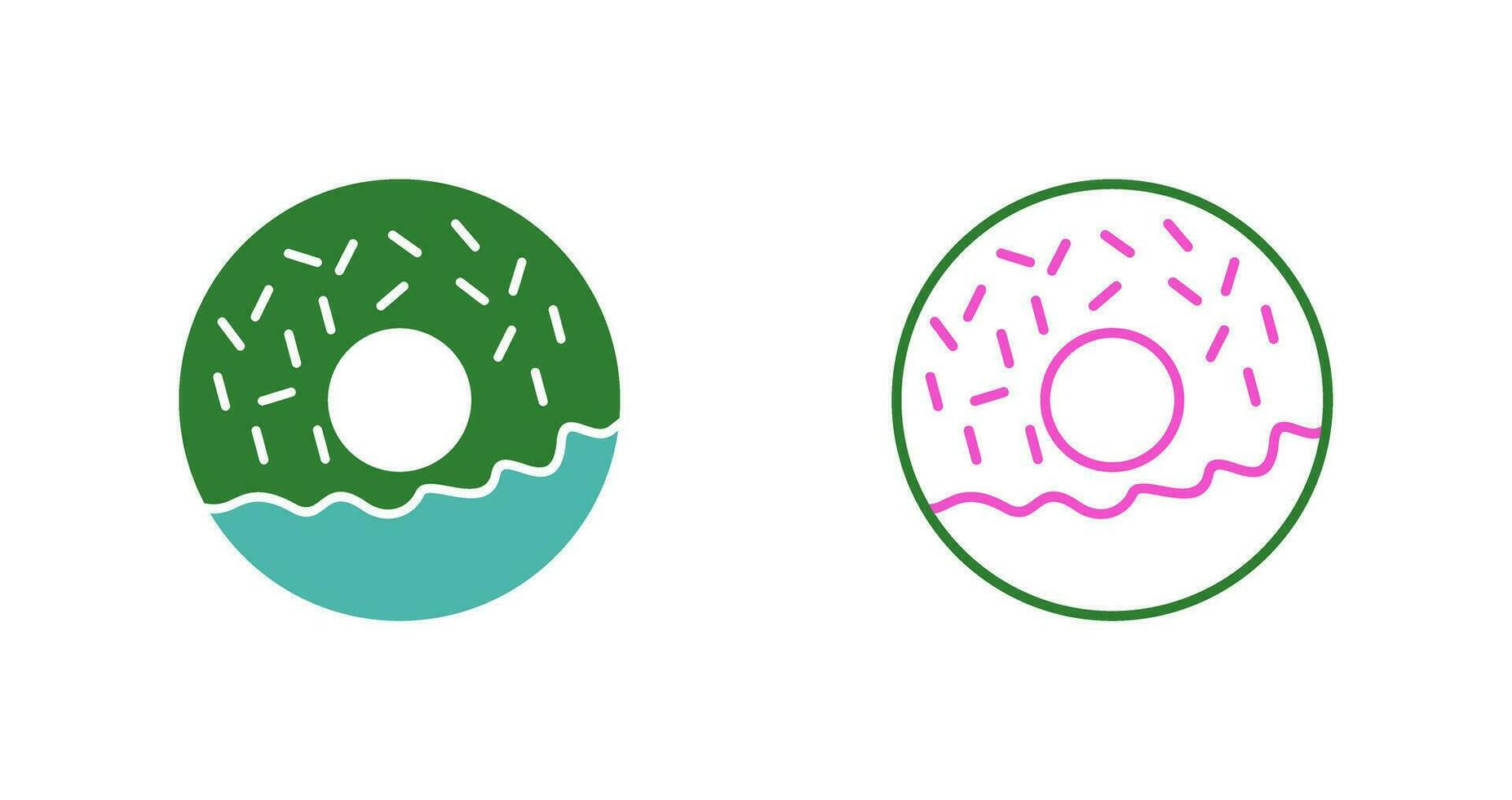 ícone de vetor de donut