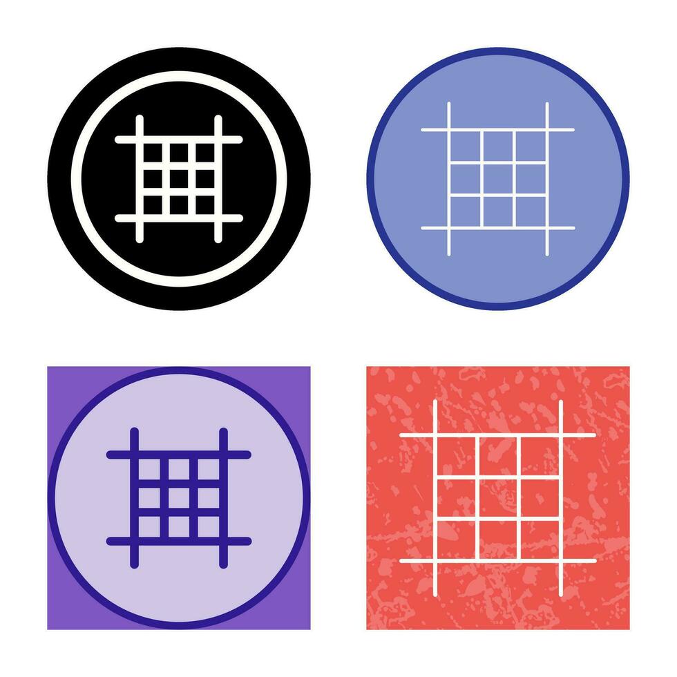 ícone de vetor de layout quadrado