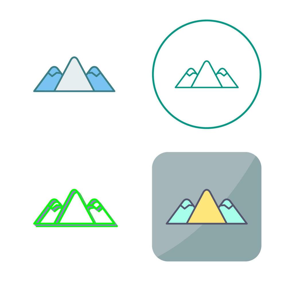 ícone de vetor de montanha