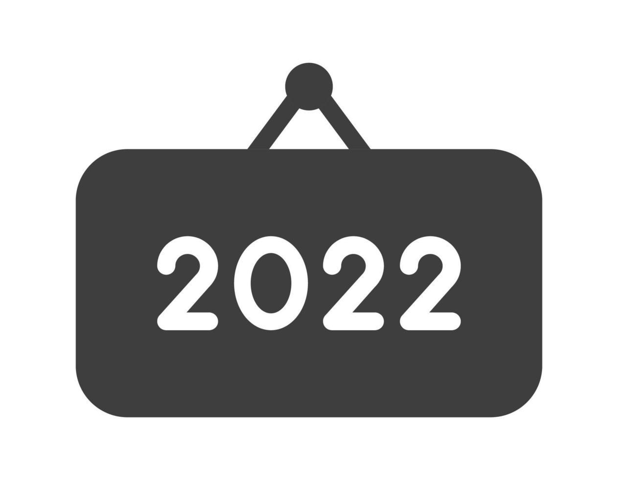 conceito de vetor ano novo 2022