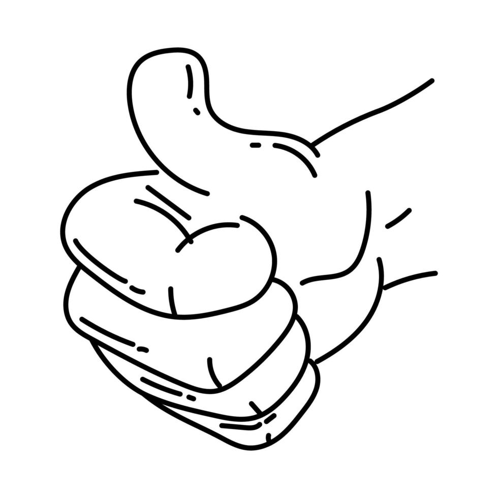 ícone de diversão. doodle desenhado à mão ou estilo de ícone de contorno vetor