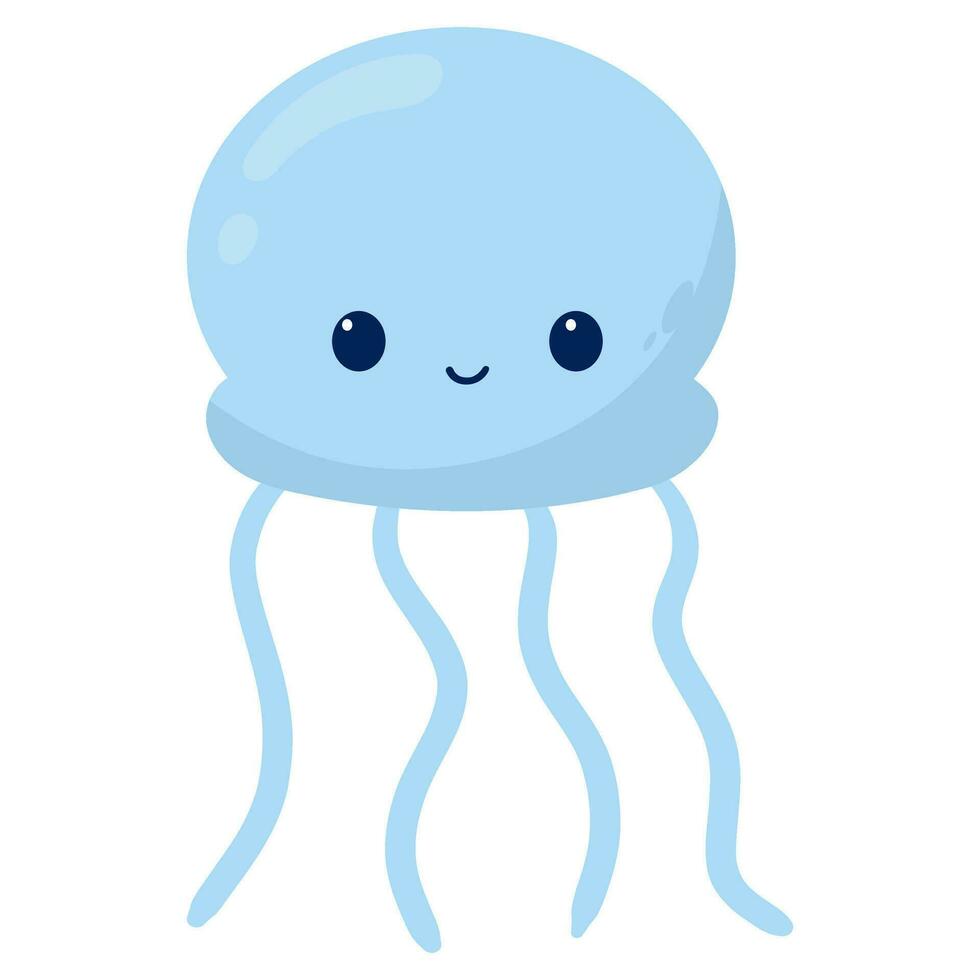 fofa medusa desenho animado ilustração vetor