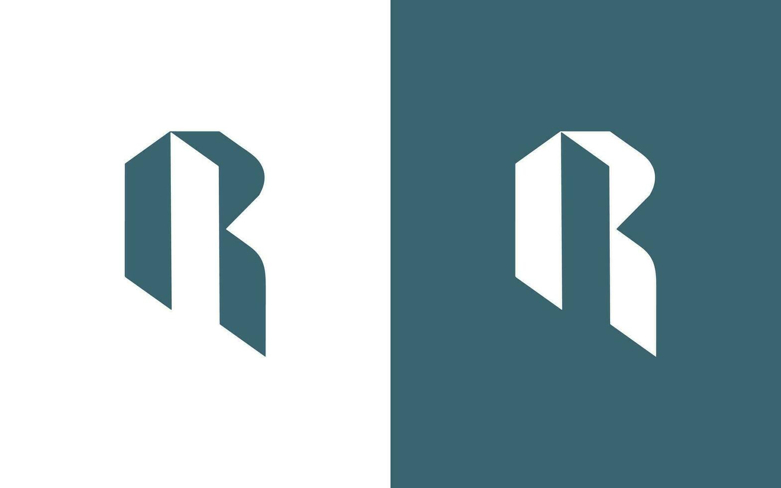 design de logotipo de letra r vetor