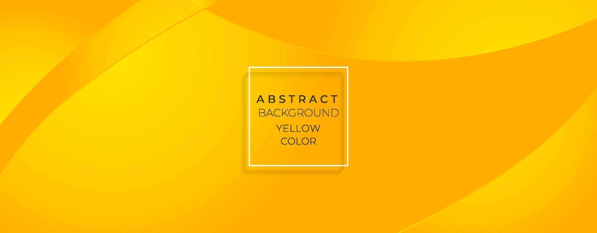 banner de apresentação do site com fundo abstrato amarelo vetor