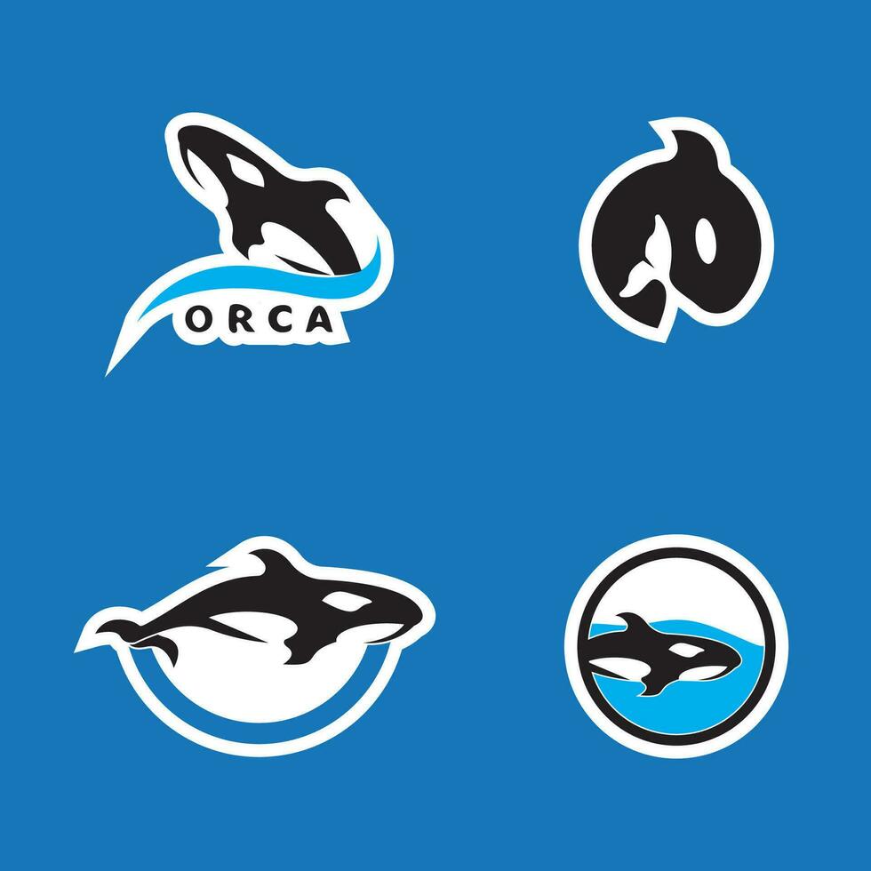 orca ícone e símbolo vetor modelo ilustração