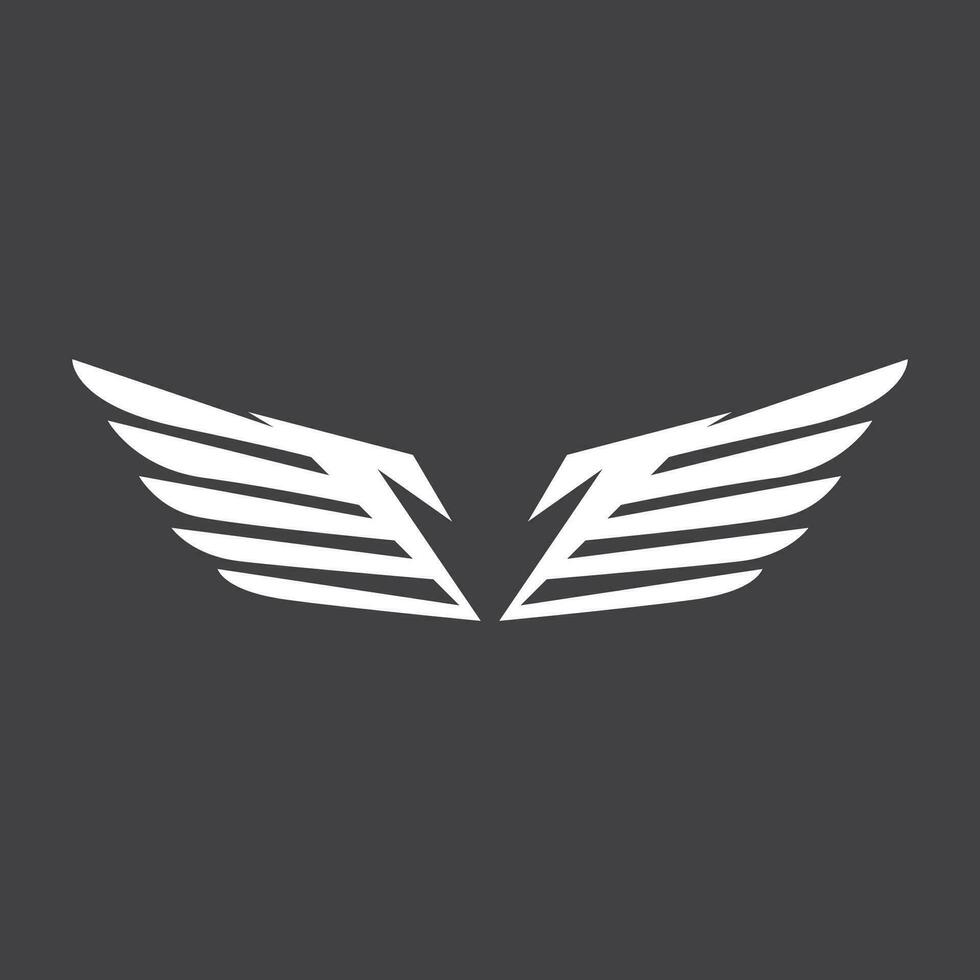 asas pássaro ícone e símbolo vetor modelo
