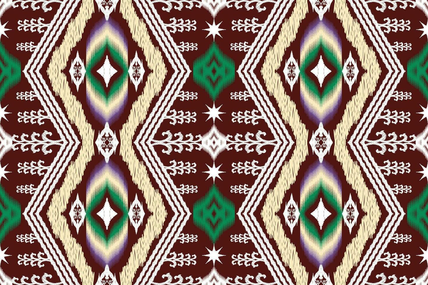 ikat étnico asteca bordado estilo.figura geométrico oriental tradicional arte padrão.design para ikat plano de fundo,papel de parede,moda,vestuário,embrulho,tecido,elemento,sarong,gráfico ilustração. vetor