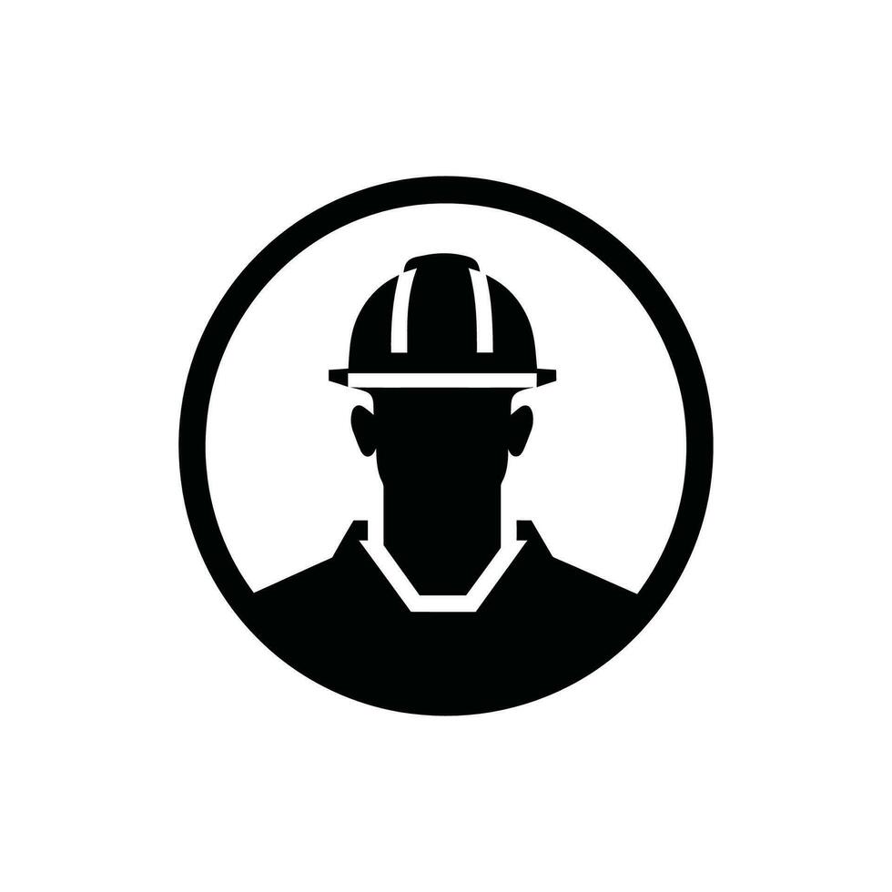 industrial engenheiro ícone em branco fundo - simples vetor ilustração