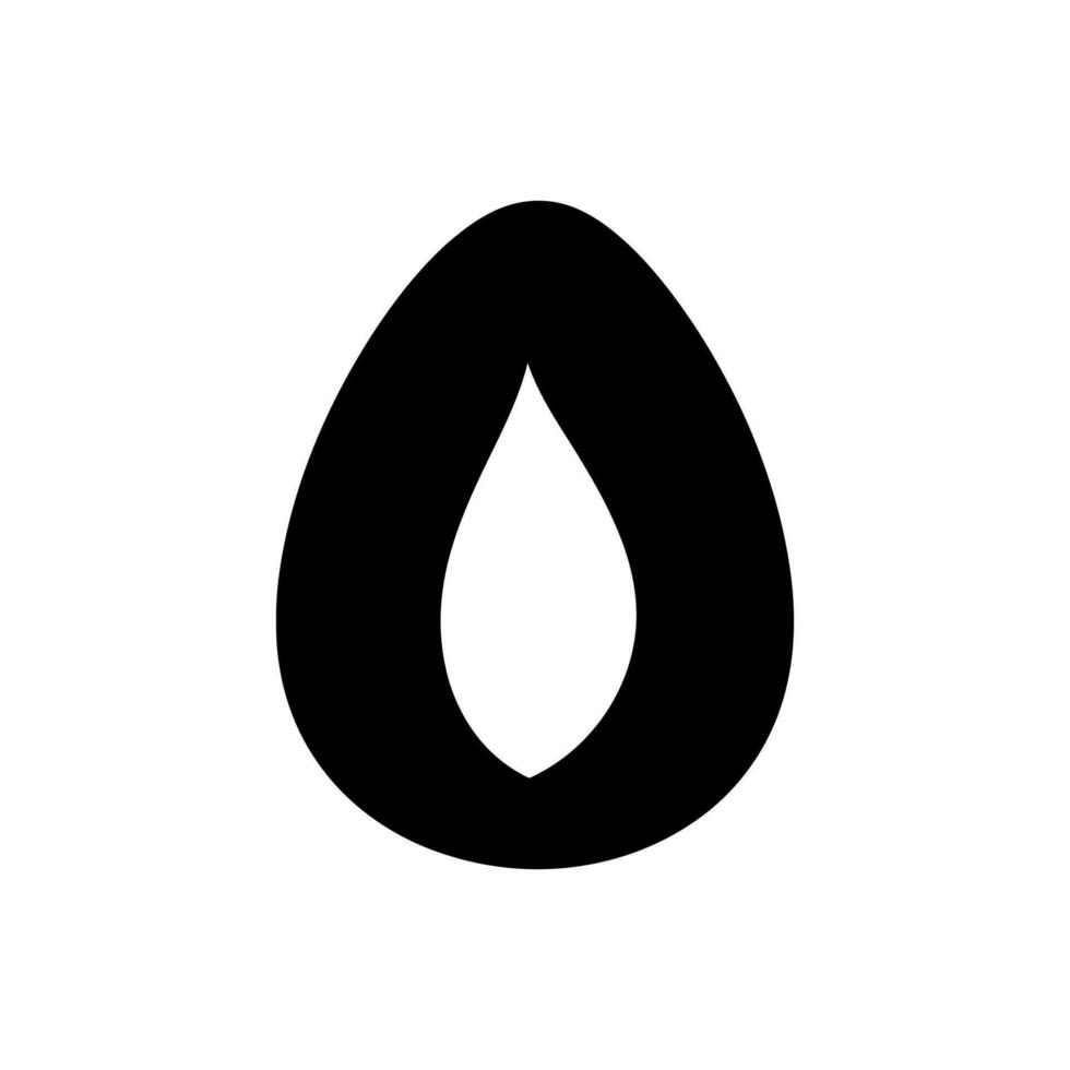 abacate ícone isolado em branco fundo vetor