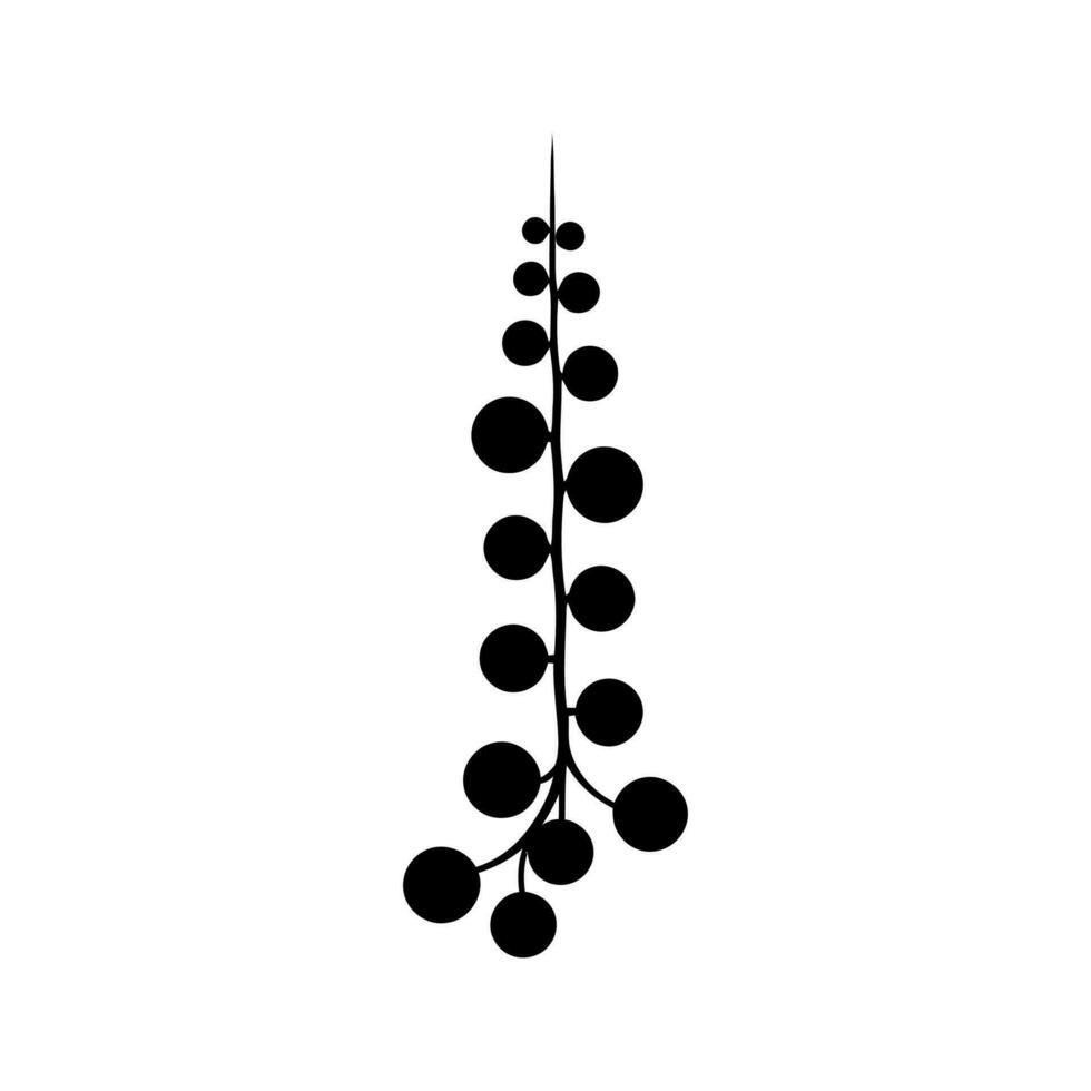 corda do pérolas plantar ícone - simples vetor ilustração