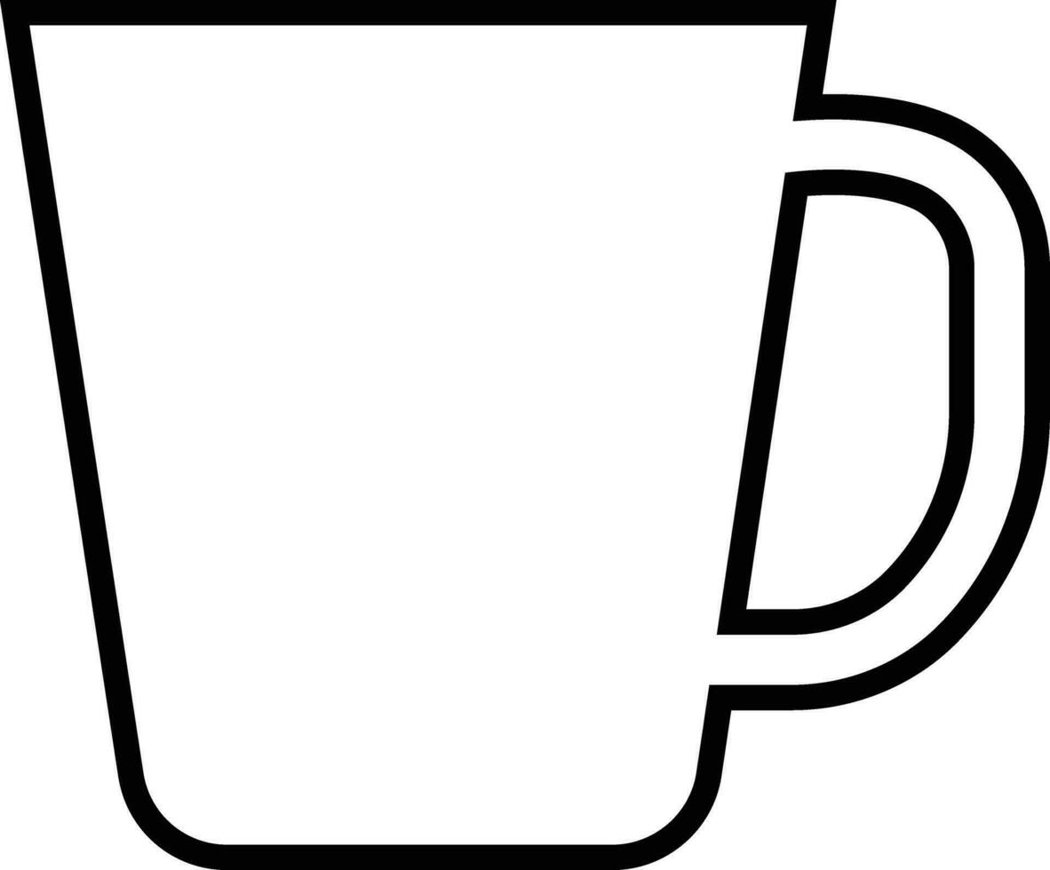 café e chá relacionado copo ícone dentro linha. isolado em transparente fundo uma copo do quente cafeína beber café papel plástico recipiente frio bebida, suco, chá, cacau e outro. vetor para apps local na rede Internet