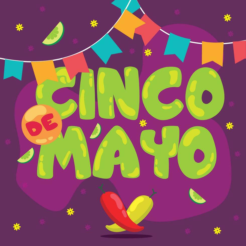 colori cinco de maionese poster tradicional mexicano festival vetor ilustração
