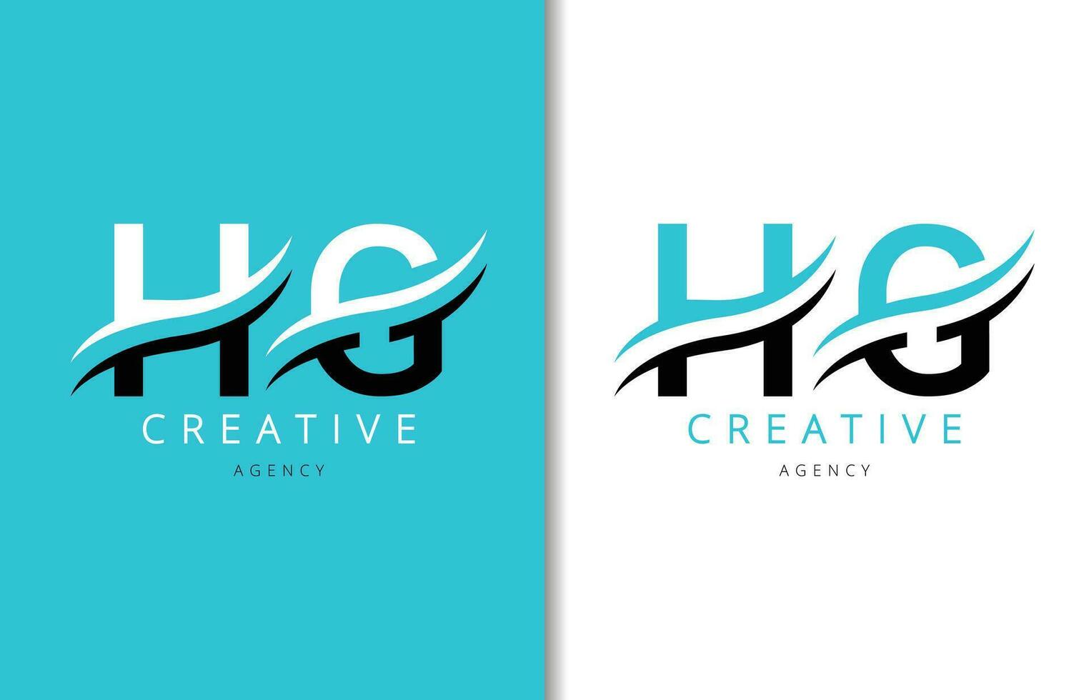 hg carta logotipo Projeto com fundo e criativo companhia logotipo. moderno letras moda Projeto. vetor ilustração