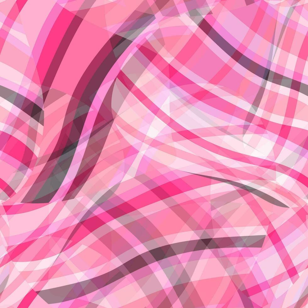 abstrato Rosa ondulado geométrico padronizar fundo arte vetor