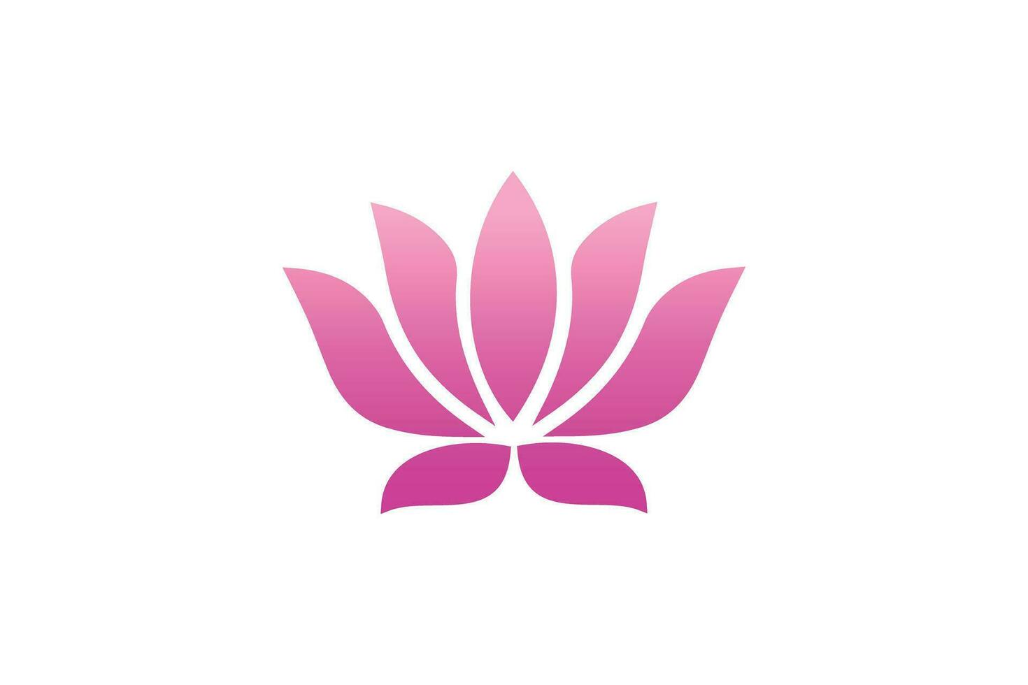 lótus flor vetor logotipo Projeto