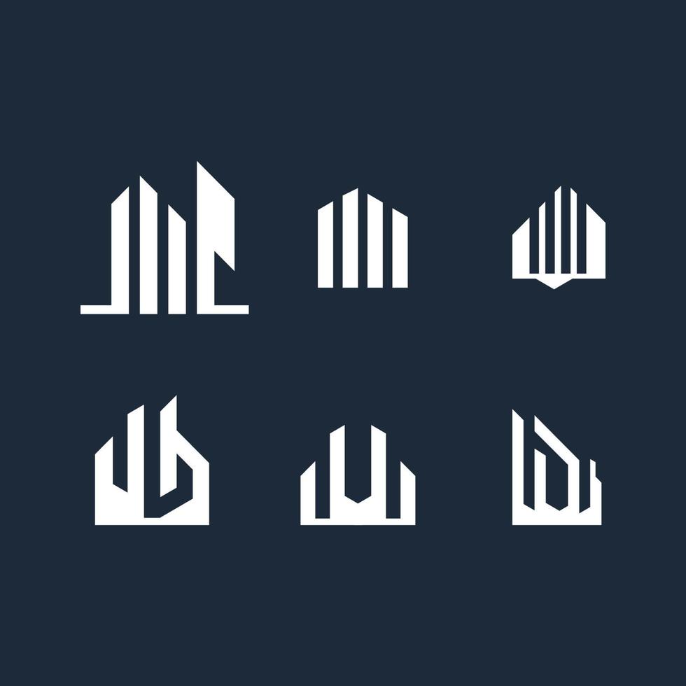 logotipo de vetor de construção, design de ícone