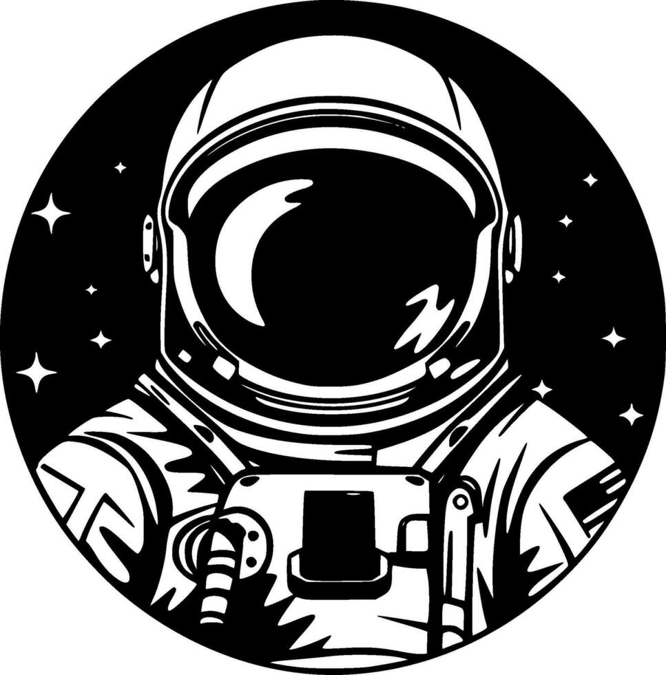 astronauta - Alto qualidade vetor logotipo - vetor ilustração ideal para camiseta gráfico