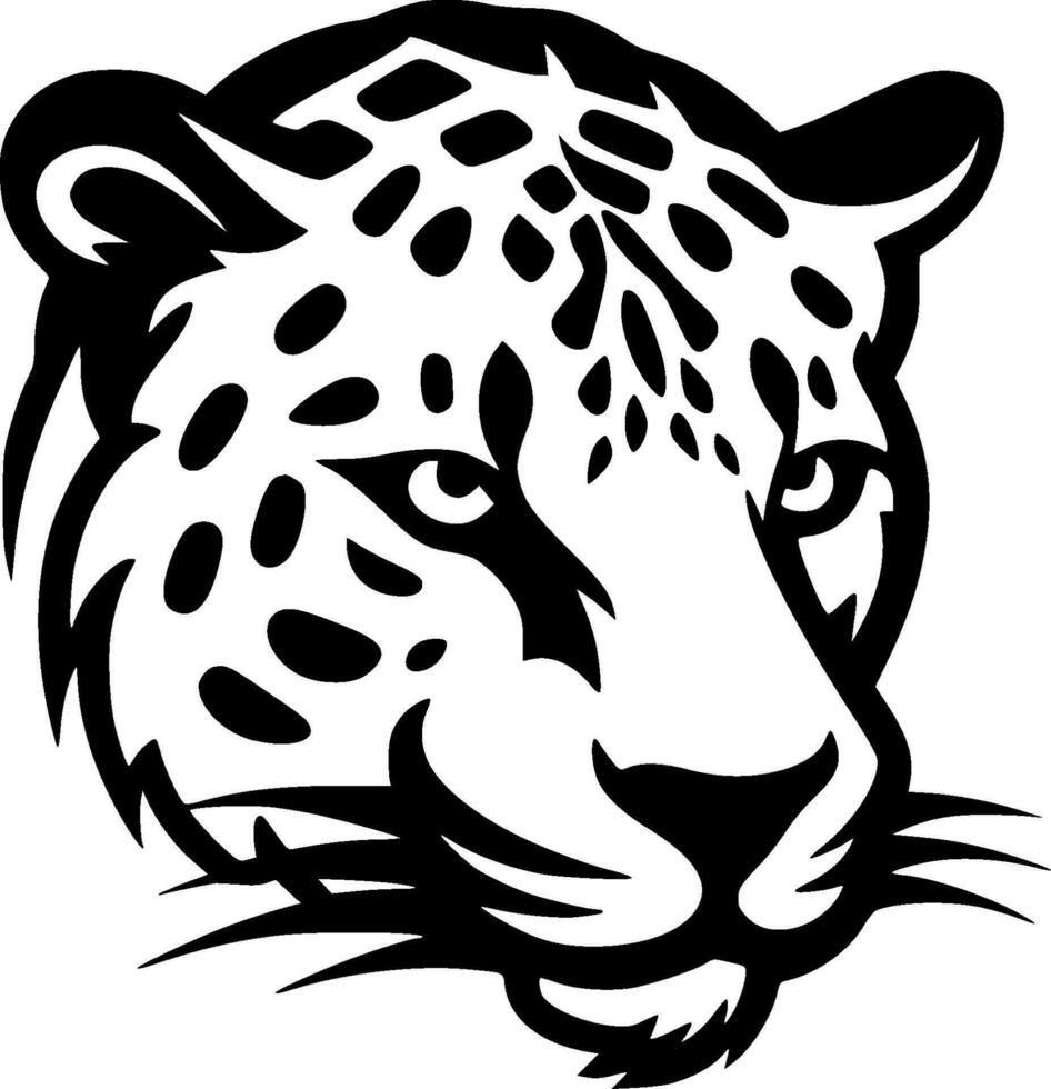 leopardo - minimalista e plano logotipo - vetor ilustração