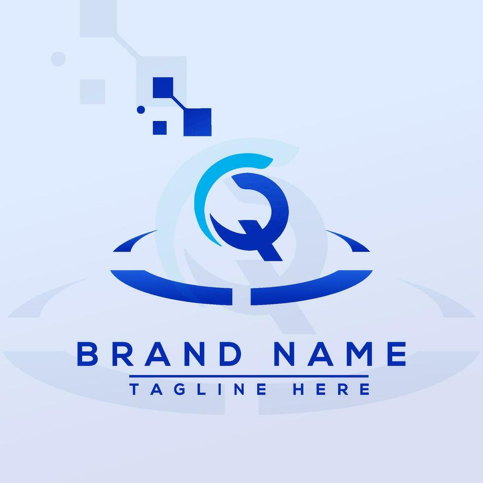 carta cq profissional logotipo para todos tipos do o negócio vetor
