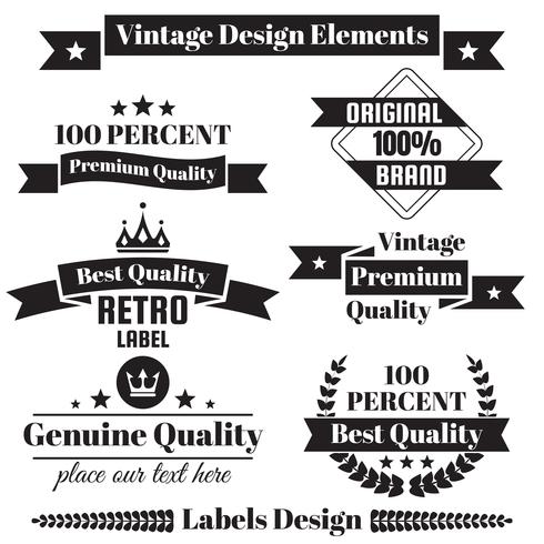 Vintage Retro Vector Logo para banner