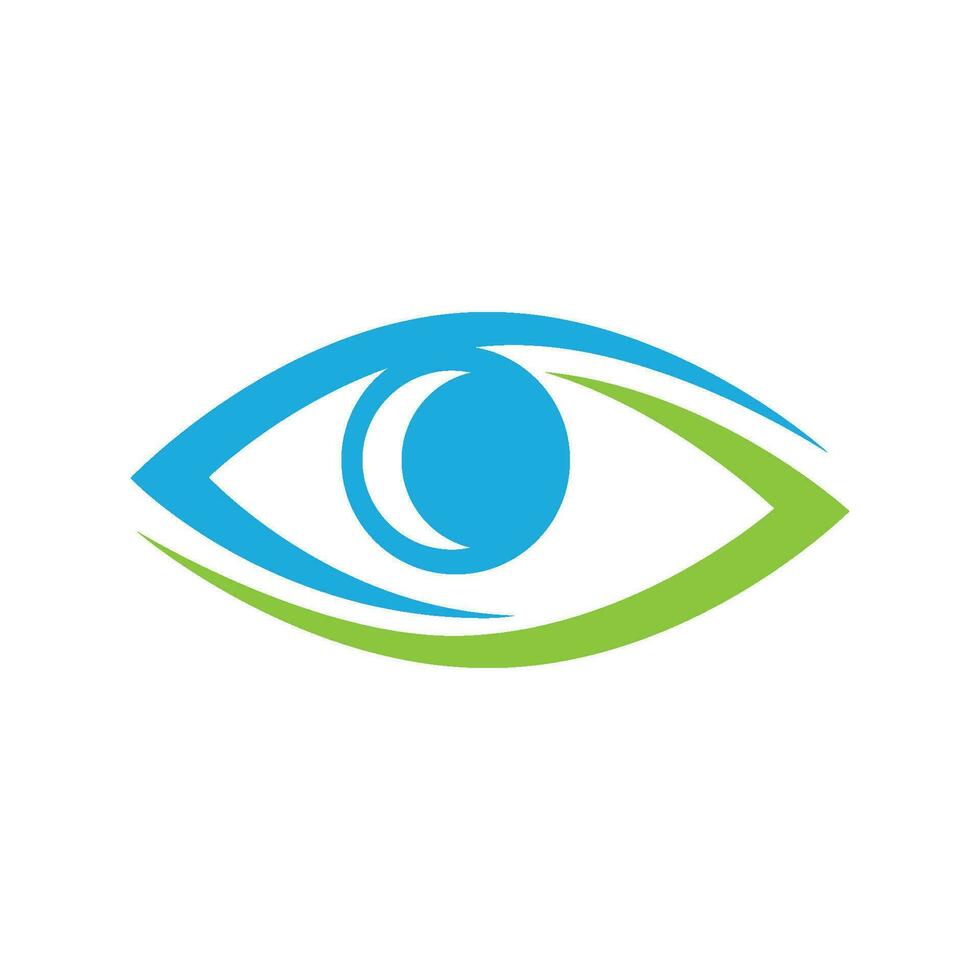 design de logotipo de vetor para cuidados com os olhos