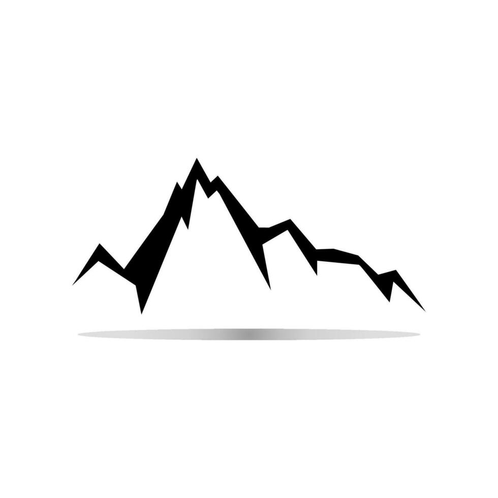 montanha ícone Projeto vetor modelo