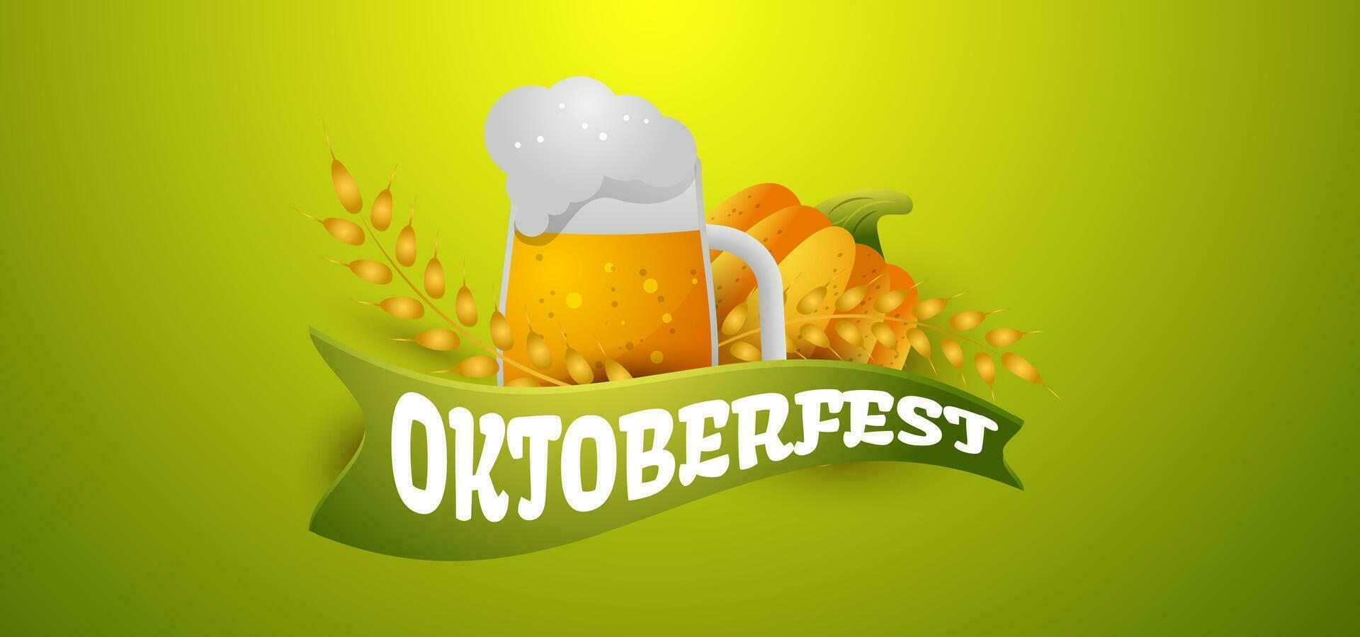 oktoberfest alemão festival ilustração vetor