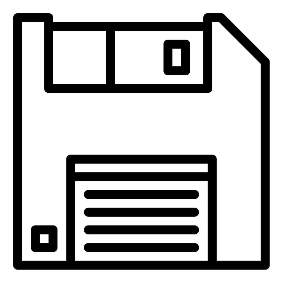 disquete ícone ilustração para rede aplicativo, etc vetor