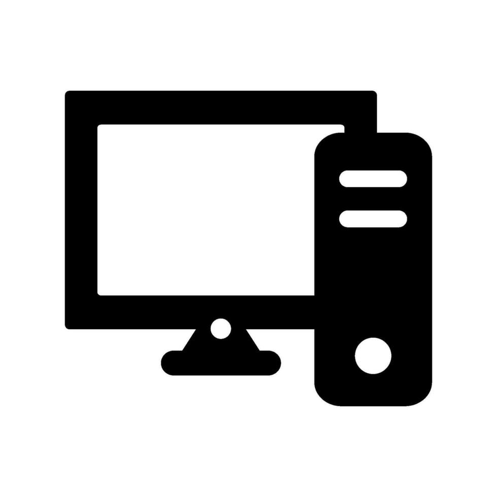 computador ícone Projeto vetor