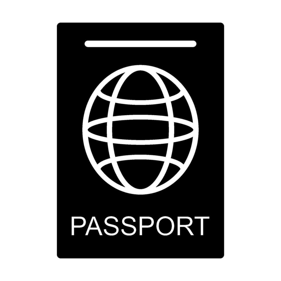 Passaporte ícone Projeto vetor