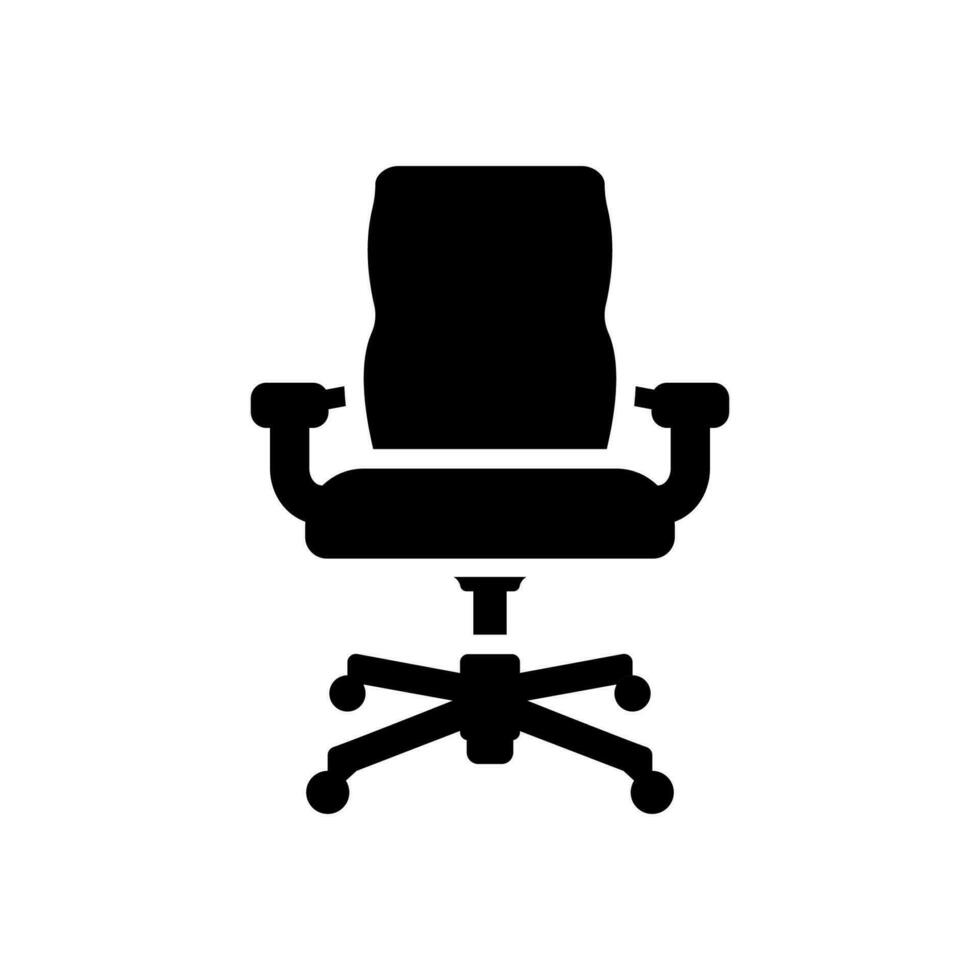 escritório cadeira ícone Projeto vetor