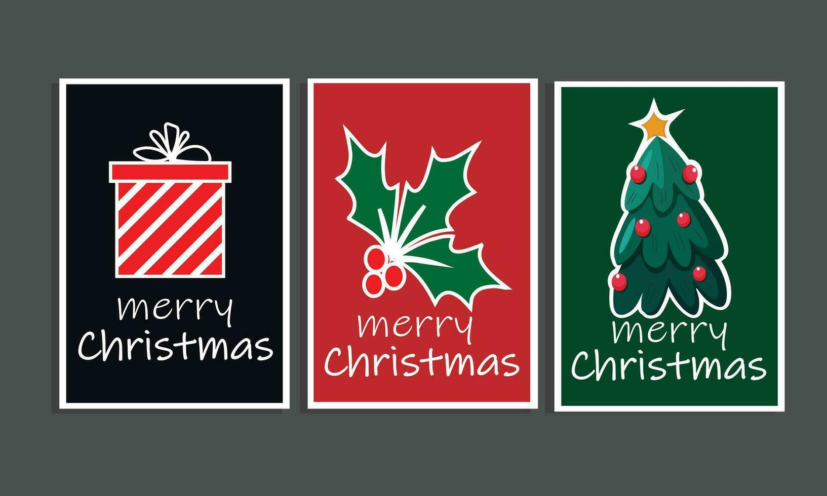 Projeto alegre Natal cumprimento cartão vetor