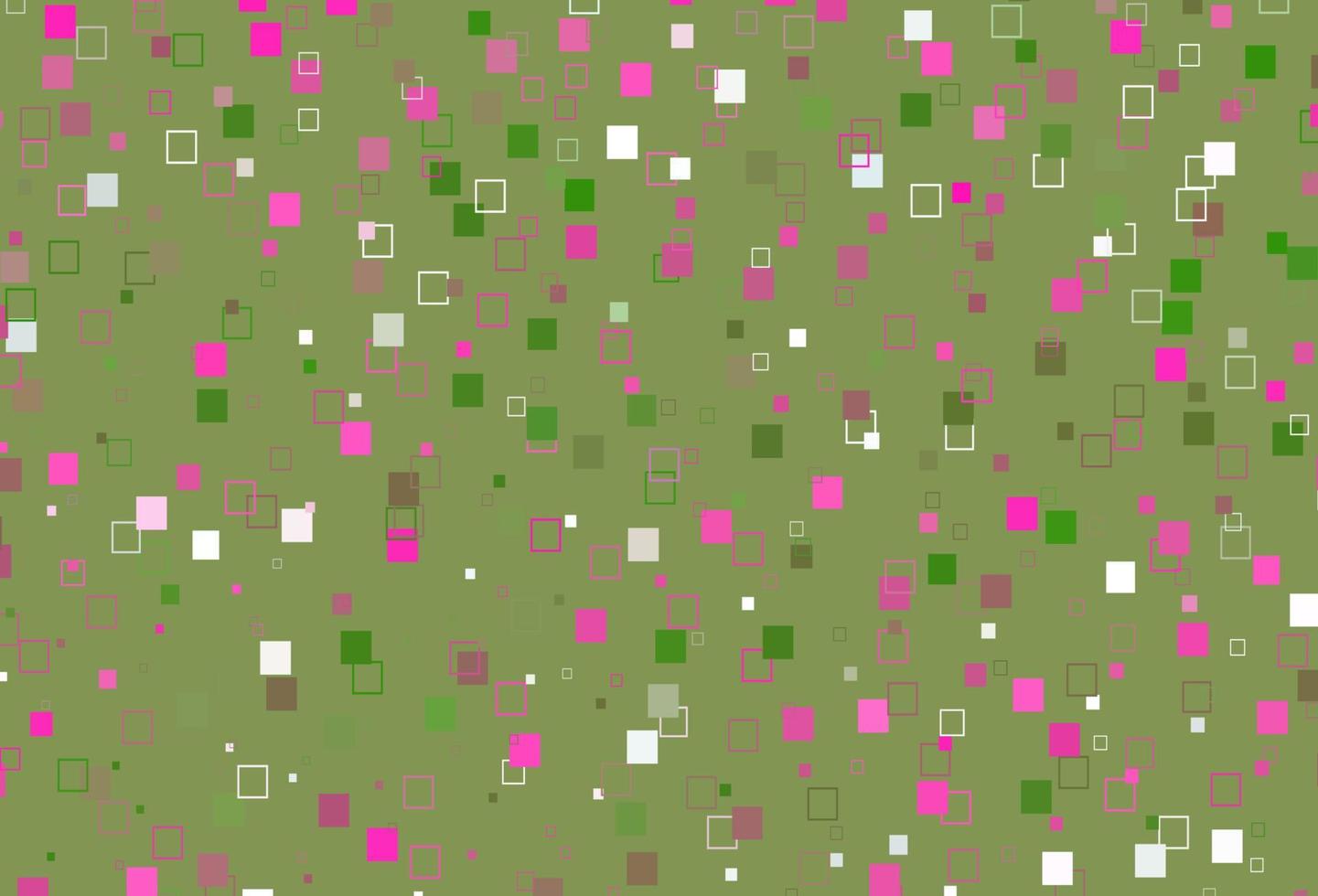 fundo vector rosa claro, verde com retângulos.