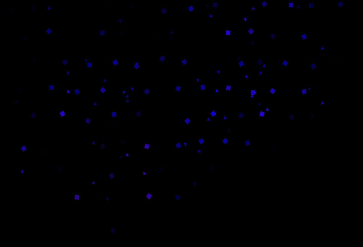 modelo de vetor roxo escuro com cristais, círculos, quadrados.