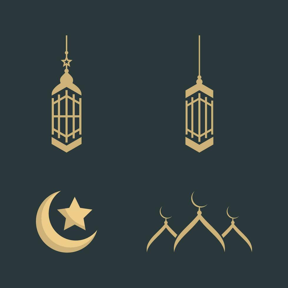 mesquita silhueta logotipo vetor