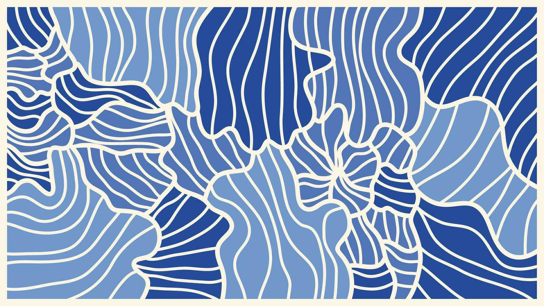 abstrato folhagem botânico fundo vetor. azul cor papel de parede do tropical plantas, lótus folhas, folha galhos, folhas. folhagem Projeto para bandeira, impressões, decoração, parede arte, decoração. vetor