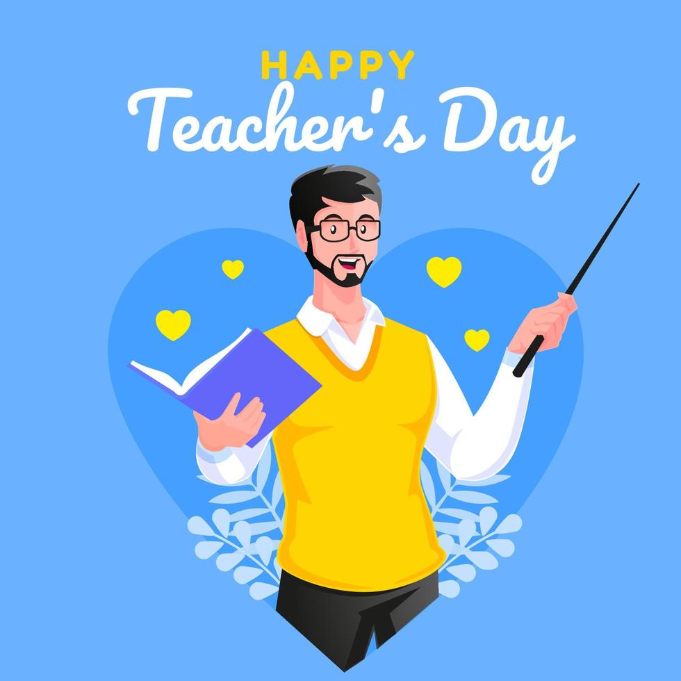 feliz dia dos professores, obrigado professor vetor