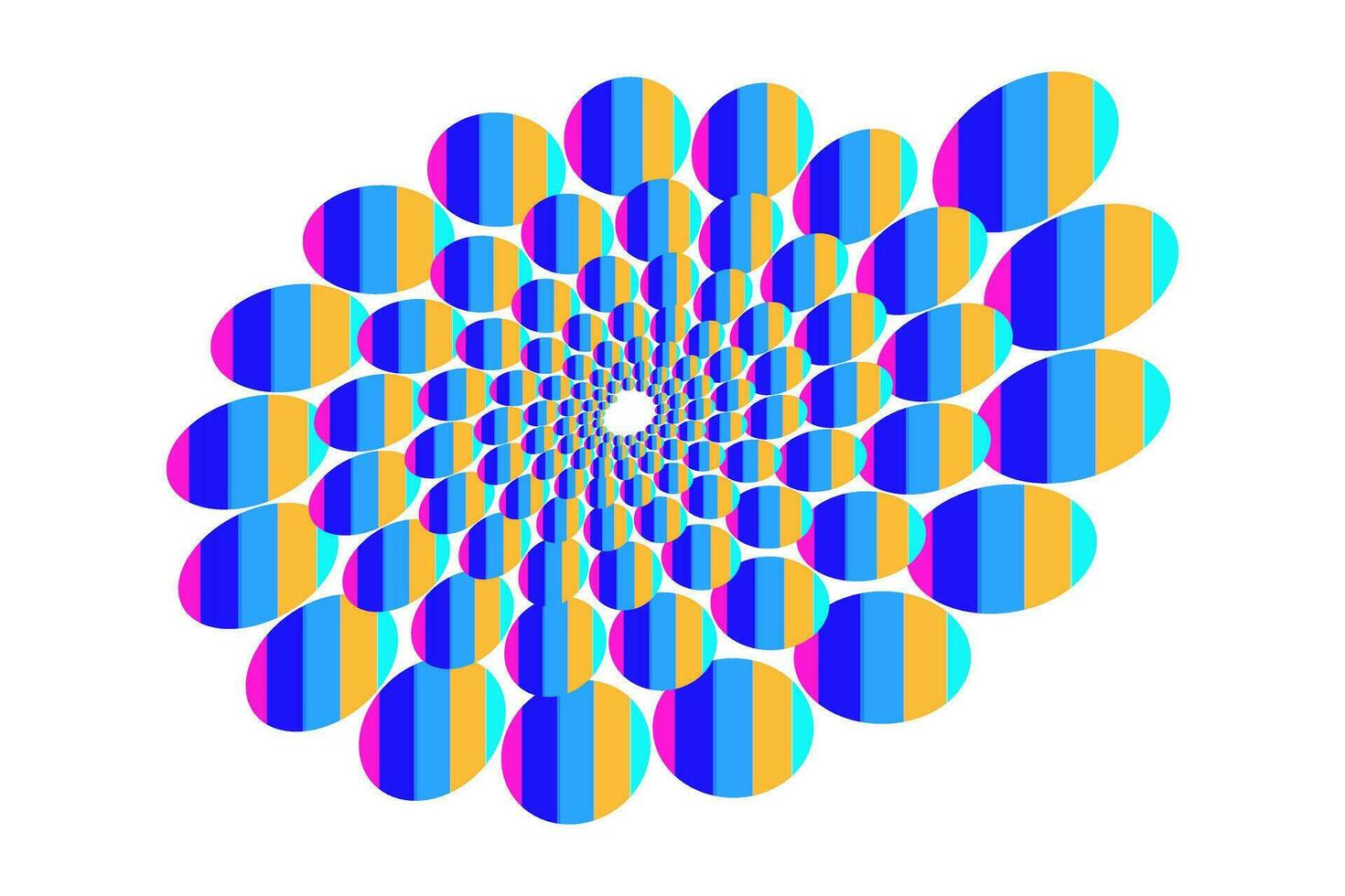 vetor 3d colorida gradiente abstrato meio-tom pontos com sombra Maravilhoso rodopiando fundo