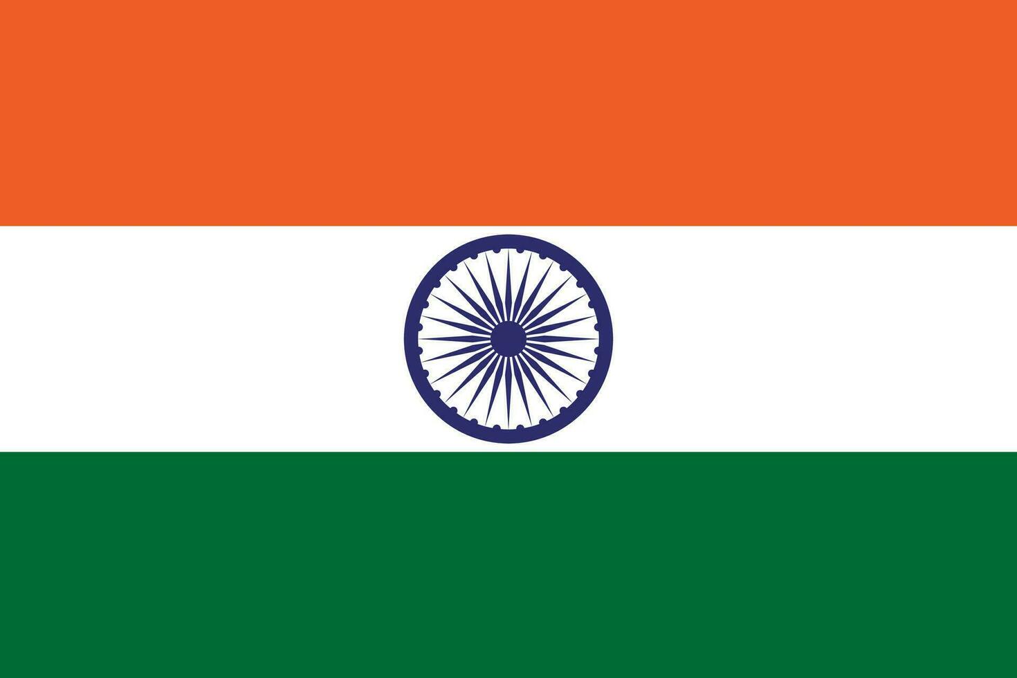 Índia bandeira vetor. nacional bandeira do Índia. vetor