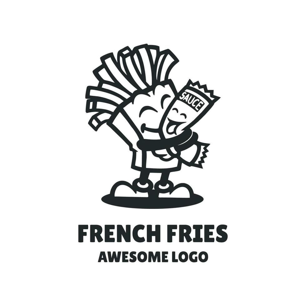 ilustração vetor gráfico do francês fritas, Boa para logotipo Projeto