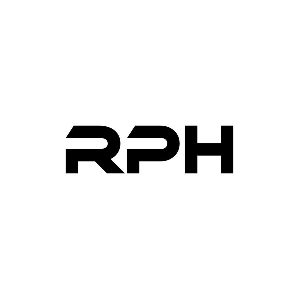 rph carta logotipo projeto, inspiração para uma único identidade. moderno elegância e criativo Projeto. marca d'água seu sucesso com a impressionante isto logotipo. vetor