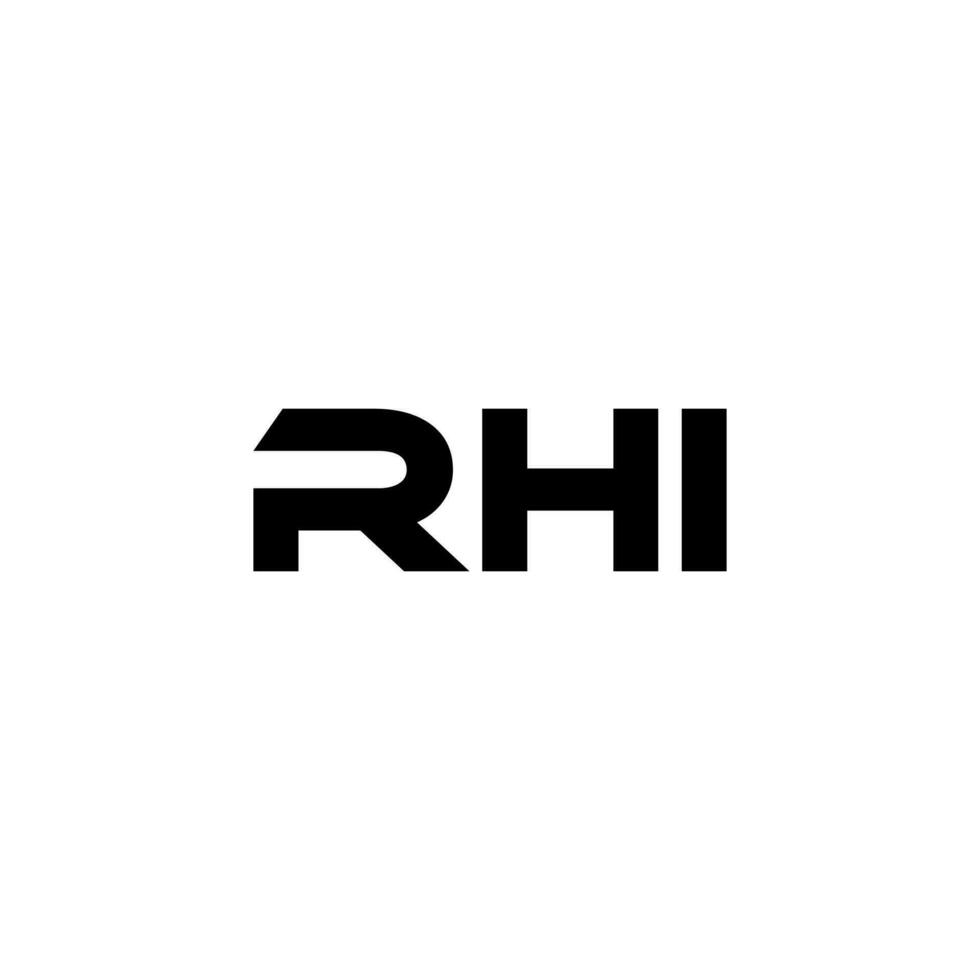 rhi carta logotipo projeto, inspiração para uma único identidade. moderno elegância e criativo Projeto. marca d'água seu sucesso com a impressionante isto logotipo. vetor