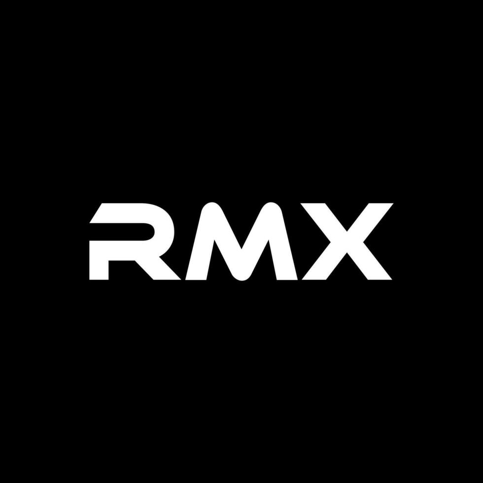 rmx carta logotipo projeto, inspiração para uma único identidade. moderno elegância e criativo Projeto. marca d'água seu sucesso com a impressionante isto logotipo. vetor