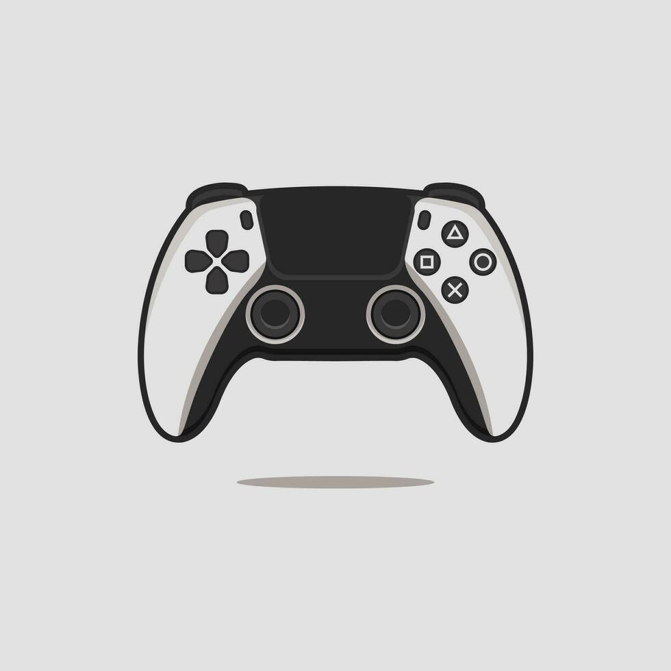 vetor analógico controle de video game jogos console branco cor vídeo jogos controlador e ps 5